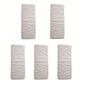 ReUseLife 5 Pack Microfiber Inserts for Cloth Incontinence Underwear and Adult Diapers 4 Layers 7.8 X 19.2 Inches
