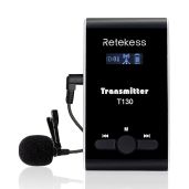 Retekess T130 Wireless Tour Guide Transmitter with Lavalier Microphone for Church Translation and Interpretation Training