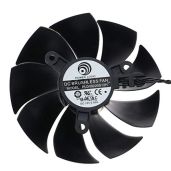 Right Cable 8.5cm Cooling Fan for EVGA RTX 2060/2070/2080/2080 Ti - 4pin 12V PLD09220S12H