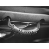 Rugged Ridge Grab Handle Kit for 2007-2018 Jeep Wrangler JKU 4-Door - Black Rear Handles (Model 13305.14)
