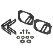 Rugged Ridge Light Mount Bracket Kit 11232.23 for 2007-2018 Jeep Wrangler JK - Durable & Easy Installation