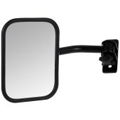 Rugged Ridge Quick Release Mirror Kit for 1997-2018 Jeep Wrangler TJ/JK - Rectangular Black 11025.12