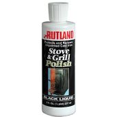 Rutland Products Liquid Stove Polish 8 Oz - Black, Pack of 2 | Restore & Shine Your Grill & Stove