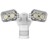 Brighten Your Outdoors: SANSI 18W LED Security Lights with Motion Sensor & Dual-Head - 1800lm Waterproof Floodlights