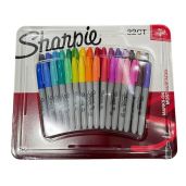 SHARPIE Permanent Markers Fine Point 32 Count - Vibrant Multicolor Set for Art & Craft Projects