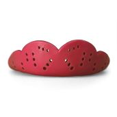 SISU Max Mouthguard Intense Red - Custom Fit, Slim Design, Remoldable 20x, Non-Toxic, Perfect for Impact Sports & Braces
