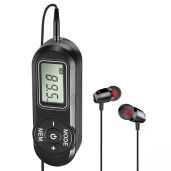 Upgrade Your Walk with SWDSTP Mini FM Walkman Radio - Portable, Digital Tuning, Headphones & Belt Clip Included!