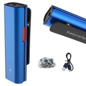 SabineTek SmartMike Lite: Wireless Bluetooth Lavalier Mic for iPhone & Android - Perfect for Vloggers, YouTube, & Interviews