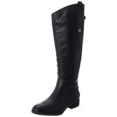 Shop Sam Edelman Women's Penny Classic Equestrian Boot - Black Leather, Size 7.5 Medium US