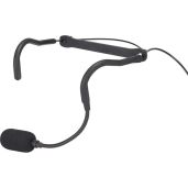 Samson QEx Fitness Headset Microphone Black for Clear Sound and Comfort During Workouts