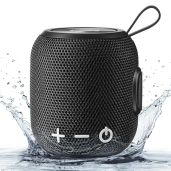 Sanag Portable Speaker, Bluetooth 5.0 Dual Pairing Wireless Mini Speaker, 360 HD Surround Sound & Rich Stereo Bass 24H Playtime IP67 Waterproof for Travel Outdoors Home and Party Black