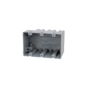 Southwire MSB3G 3-Gang PVC Electrical Box with Heavy Duty Mounting Screws - Adjustable Depth, 42lb Capacity
