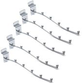 5Pcs Wall Mount Clothes Hangers - 20cm Coat Hooks for Closet Storage & Organization