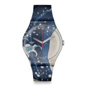 Swatch Wave by Hokusai: Stunning Astrolabe Quartz Watch for Art Lovers