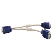 Syba Connectland CL-CAB32001: 1x VGA to 2x VGA Cable for Dual Monitor Setup