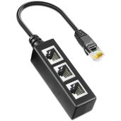 Boost Your Internet: TIEDXIOY RJ45 Ethernet Splitter 1 to 3 for Gigabit Speed & Starlink Compatibility