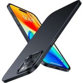 "TORRAS Slim Fit iPhone 15 Case - Sturdy, Anti-Scratch, Super Slim Protective Cover (6.1") - Black"