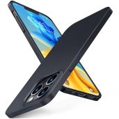 "TORRAS Slim Fit iPhone 13 Pro Max Case - Ultra-Thin Black Hard PC Cover with Secure Grip for 6.7" iPhone 13 Pro Max"