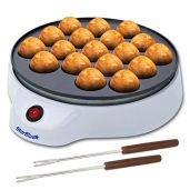 StarBlue Takoyaki Maker: Easy Electric Machine with FREE Picks for Perfect Japanese Octopus Balls - 650W, AC 120V