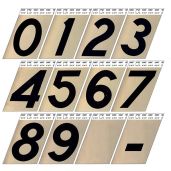 Buy Hillman Group 840554 3-Inch Aluminum Angle-Cut Numbers (2 Pack) - Durable & Versatile for Home Projects