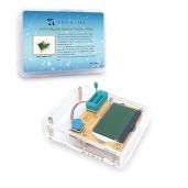Treedix LCR-T4 Mega328 Graphical Transistor Tester Kit with Battery Buckle and Acrylic Case for SCR ESR Diode Resistance Capacitance Measurement