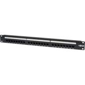 Tripp Lite 24-Port 1U Rackmount Cat6 Patch Panel 568B - RJ45 Ethernet N252-024 for Efficient Networking