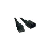 Tripp Lite 2-ft Power Extension Cord 13A, 16AWG (IEC-320-C14 to IEC-320-C13) - Reliable Computer Connectivity