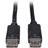Tripp Lite 1ft DisplayPort Cable with Latches - 4K DP to DP, Black (P580-001) for High-Quality Video Connection