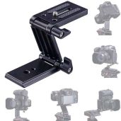 Universal Flex Tilt Head Z Mount Bracket for Arca-Swiss Tripods & Gimbals - Quick Release for DSLR Cameras