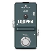 VSN 48K Looper Electric Guitar Effect Loop Pedal with 10 Minutes Looping Unlimited Overdubs and True Bypass USB Port