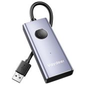 Vaydeer USB Mouse Jiggler S4: Prevent Sleep Mode with Plug-and-Play Mouse Mover & ON/OFF Switch