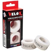 Velox Rim Tape 16mm x 2m (2-Pack) - Durable White Bicycle Rim Protection