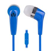 Vivitar V1072 Blue Infinite Stereo Earphones High Quality Sound Comfortable Fit