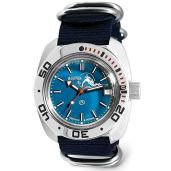 Vostok Amphibia 710059 Scuba Dude: Automatic Diver Watch with Blue Strap - Buy Now!
