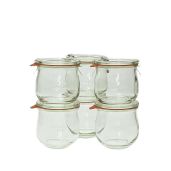 Buy Weck 746 Tulip Jars 1.5L - Set of 6 | Perfect for Canning & Storage