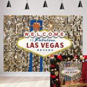 Fabulous Las Vegas Casino Night Backdrop - 8x6FT Poker Party Photography for Movie Themes & Birthdays