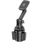 WixGear Magnetic Cup Holder Phone Mount: Adjustable Car Mount for Smartphones with Extendable Arm