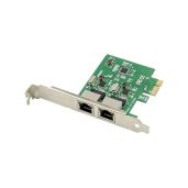 X-MEDIA XM-NA3820 PCI-E Dual 10/100/1000Mbps Ethernet Card - Realtek RTL8111F, Windows 11 & Linux Compatible