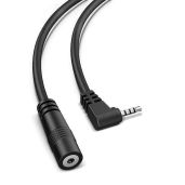 YQMAJIM 2.5mm Dash Cam Rear View Camera Extension Cable, (6Ft Thicker) 90 Degree Backup Camera Extension Cord, Mirror Cam Extension Adapter Wire Compatible with 4Pin and 5Pin Dashcam Reverse Cam