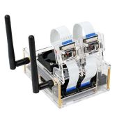 Yahboom Acrylic Case for NVIDIA Jetson Nano 4GB & 2GB - Cooling Fan & Camera Compatible