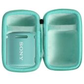 co2CREA Hard Case for Sony SRS-XB100/XB13/XB12 - Durable Black & Teal Design for Extra BASS Portable Speakers