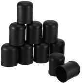 Ibasenice 10pcs Black Plastic Dice Cup Set for Fun Games and KTV Dice Box