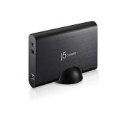"j5create 3.5" SATA to USB 3.0 External Hard Drive Enclosure - Fast Data Transfer & Easy Setup"