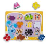 Melissa & Doug Blue's Clues Wooden Chunky Puzzle - Fun 10-Piece Fridge Food Toy for Kids