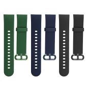 SING F LTD 3PCS Silicone Watch Straps for Xiaomi Mi Watch Lite and Redmi Watch Lite Smartwatch Replacement Bands